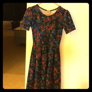 LuLaRoe Amelia XS 💙🖤